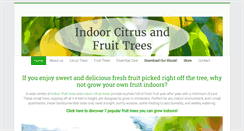 Desktop Screenshot of indoorcitrustrees.com